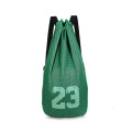 Carrying Large Basketball Training Net Bag At Gym